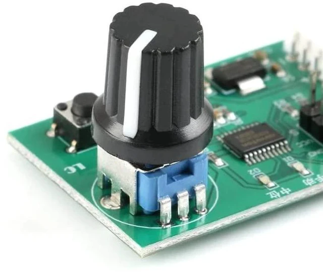 Alt view image 3 of 6 - 2Pcs PWM Two-Way Steering Gear Module PWM SG90 Signal Converters Steering Gear Commissioning Board 5-9V Serial Adapter Port Control