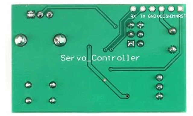 Alt view image 6 of 6 - 2Pcs PWM Two-Way Steering Gear Module PWM SG90 Signal Converters Steering Gear Commissioning Board 5-9V Serial Adapter Port Control