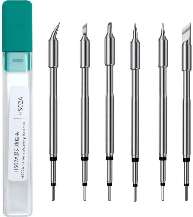 Main image of F245 Soldering Iron Tips for HS02A DWS200, F245-K, KU, JS, I, C2, B Replacement Tips, Constant Temperature Solder Iron Head