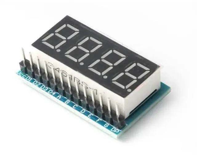 Alt view image 3 of 5 - 5Pcs 4-Bit 74HC164 0.36 inch Red Highlight Digital Tube Display Module Common Positive 4 Segment Serial Interface 4 Bit Digital Display Module 74HC164 Driver