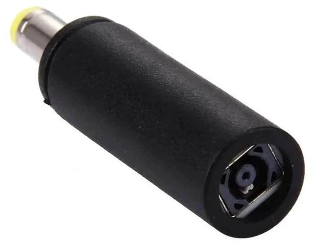 Alt view image 2 of 3 - Black DC Power Adapter Converter, 4.5×3.0mm Female to 5.5×2.1mm Male for Laptops
