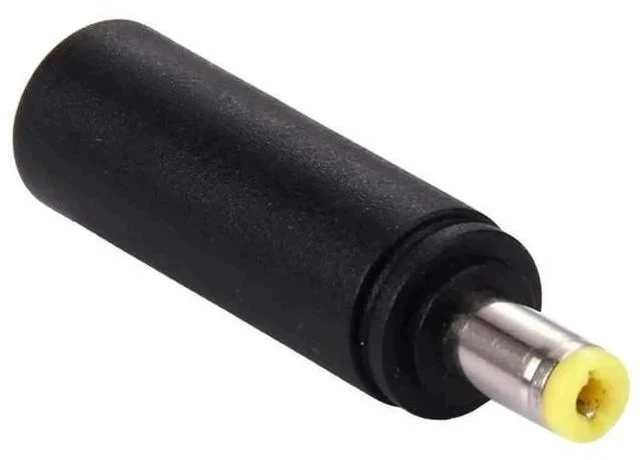 Alt view image 3 of 3 - Black DC Power Adapter Converter, 4.5×3.0mm Female to 5.5×2.1mm Male for Laptops