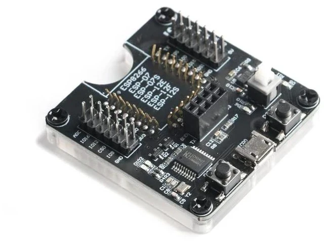 Alt view image 3 of 5 - ESP8266 Burner Development Board Test Frame Module Downloader Support for ESP-12F ESP-07S ESP-12E ESP-01S ESP12S ESP-01 Flash Download Tool Test Board Code Burner