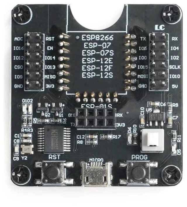 Alt view image 4 of 5 - ESP8266 Burner Development Board Test Frame Module Downloader Support for ESP-12F ESP-07S ESP-12E ESP-01S ESP12S ESP-01 Flash Download Tool Test Board Code Burner