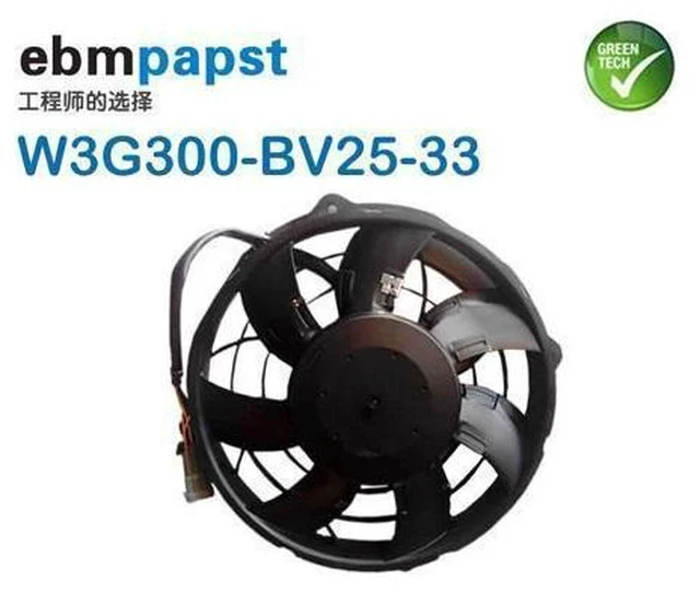 Alt view image 2 of 2 - Germany ebmpapst bus with water tank W3G300-BV25-33 Cooling fan 26V 380W Centrifugal fan EC Axial fan