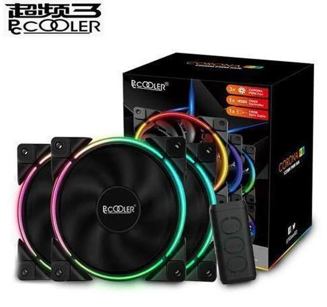 Main image of 3/Pack 120m RGB Fan 5V 3pin FRGB PWM Quiet Addressable Fans 12cm Computer Cooling Fan For CPU Cooler Liquid Cooling