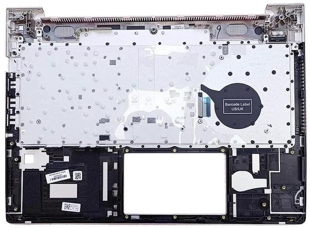 Alt view image 2 of 7 - L44589-001 L65225-001 Replacement for HP ProBook 440 G6 G7 PB 445R G6 K12 PB 445 G6 Laptop Upper Top Cover Case Palmrest Not-Backlit US Keyboard Assembly Part Sliver