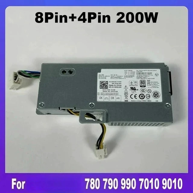 Alt view image 2 of 6 - PSU for DE LL 780 790 990 7010 9010 200W Power Supply F200EU-00 L200EU-00 L200EU-01 F200EU-02 6FG9T KG1G0 1VCY4 6YWW7 4GVWP