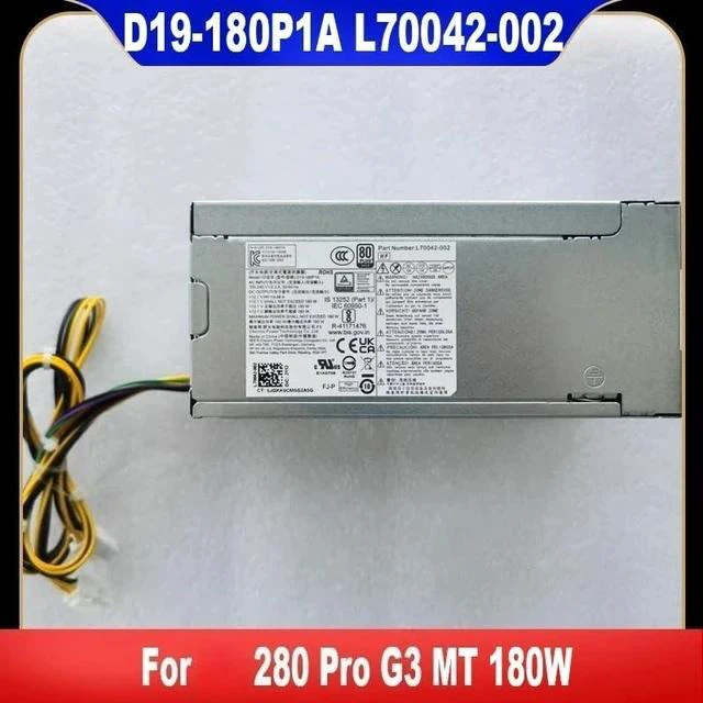 Alt view image 2 of 4 - PSU for H P 280 Pro G3 MT 180W Power Supply L70042-002 D19-180P1A L70042-004 PCK017