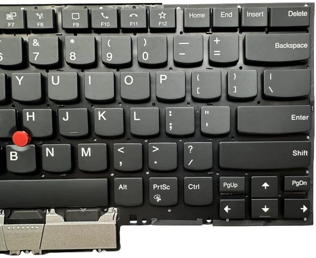 Alt view image 4 of 5 - Laptop Replacement US Layout with Backlit Keyboard for Lenovo ThinkPad X1 Carbon Gen 7th 2019 X1 Carbon Gen 8th 2020 Type 20QD 20QE 20R1 20R2 X1 Yoga Gen 4 2019 & X1 Yoga Gen 5 2020 CS19BL-84US