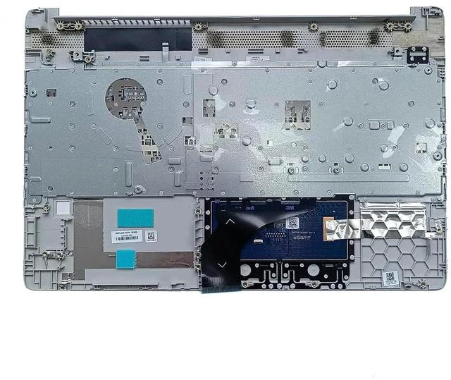 Alt view image 2 of 7 - L52155-001 Replacement for HP 15T-DW200 15T-DW300 15Z-GW000 15-DW3032CL 15T-DW 15-DW 15-GW 15s-du Laptop Upper Top Cover Case Palmrest NOT-Backlit US Keyboard Touchpad Assembly Part Sliver
