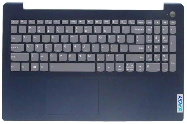 Alt view image 2 of 7 - Replacement for Lenovo ideapad 3-15ITL6 3-15ALC6 Laptop Upper Top Cover Case Palmrest Backlit Keyboard Touchpad Assembly Part 5CB1B62097 Blue