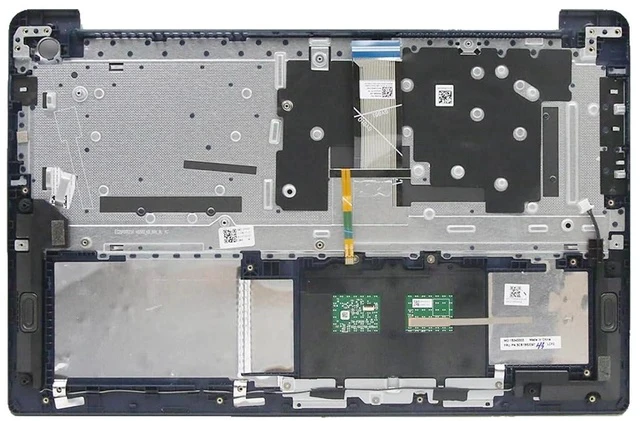 Alt view image 3 of 7 - Replacement for Lenovo ideapad 3-15ITL6 3-15ALC6 Laptop Upper Top Cover Case Palmrest Backlit Keyboard Touchpad Assembly Part 5CB1B62097 Blue