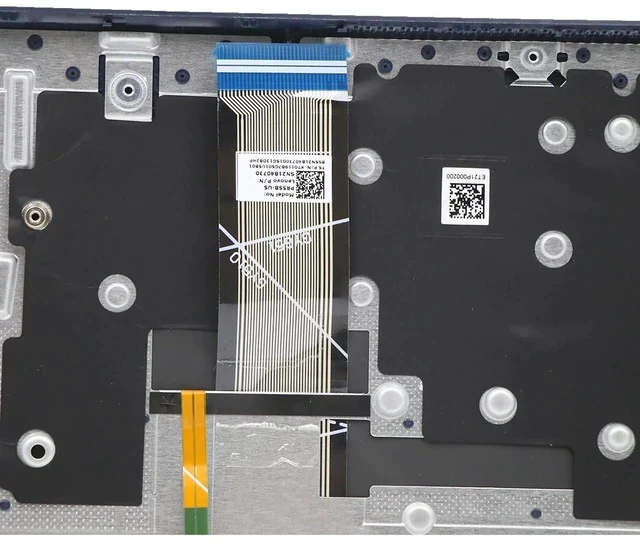 Alt view image 4 of 7 - Replacement for Lenovo ideapad 3-15ITL6 3-15ALC6 Laptop Upper Top Cover Case Palmrest Backlit Keyboard Touchpad Assembly Part 5CB1B62097 Blue