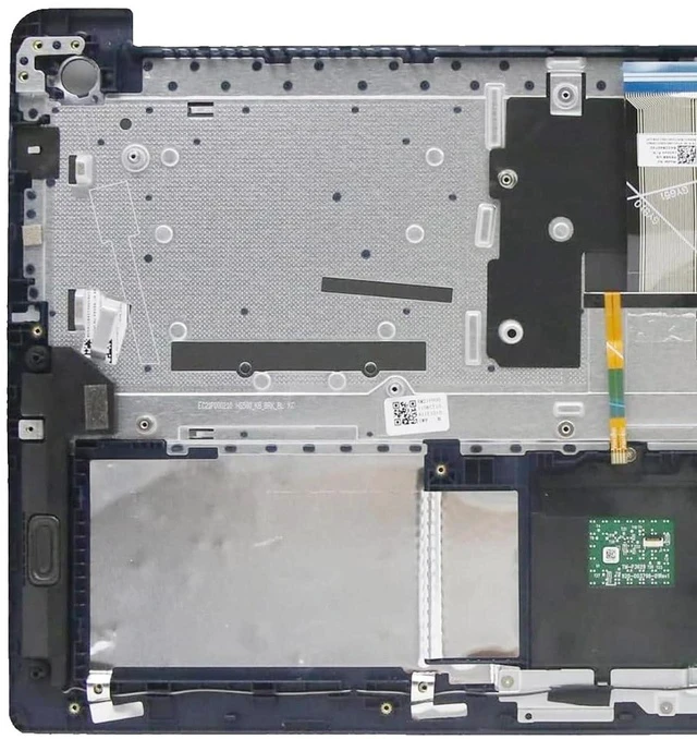 Alt view image 5 of 7 - Replacement for Lenovo ideapad 3-15ITL6 3-15ALC6 Laptop Upper Top Cover Case Palmrest Backlit Keyboard Touchpad Assembly Part 5CB1B62097 Blue