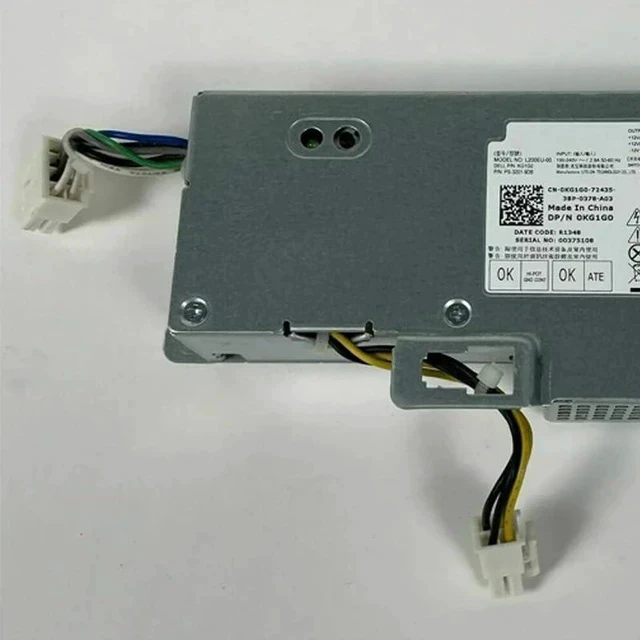 Alt view image 6 of 6 - PSU for DE LL 780 790 990 7010 9010 200W Power Supply F200EU-00 L200EU-00 L200EU-01 F200EU-02 6FG9T KG1G0 1VCY4 6YWW7 4GVWP