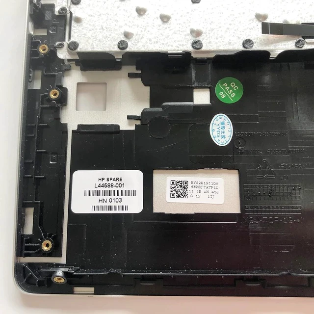 Alt view image 7 of 7 - L44588-001 L38138-001 L44588-001 Replacement for HP ProBook 445R 440 445 G6 440 G7 Laptop Upper Top Cover Case Palmrest Backlit US Keyboard Assembly Part Sliver