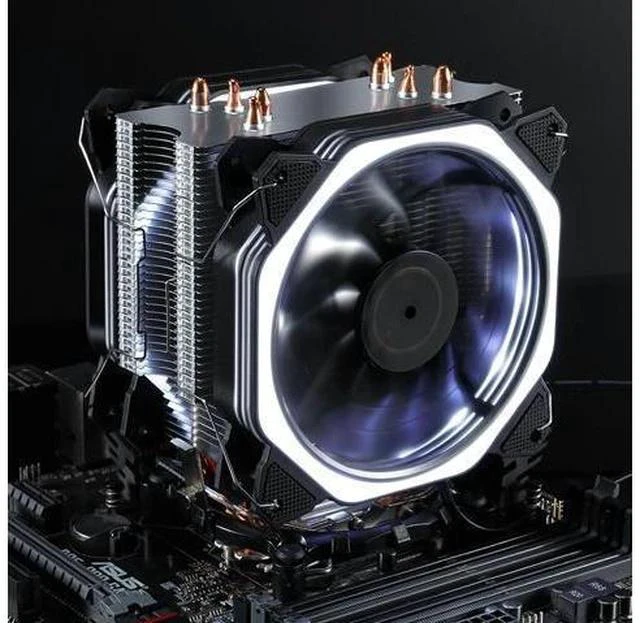 Alt view image 6 of 6 - 8pcs fan + remote controller pwm cpu rgb fan 120mm Fan Computer PC Case Fan RGB Adjust LED Fan Speed 120mm Quiet Remote Computer Cooler Cooling RGB Case Fans