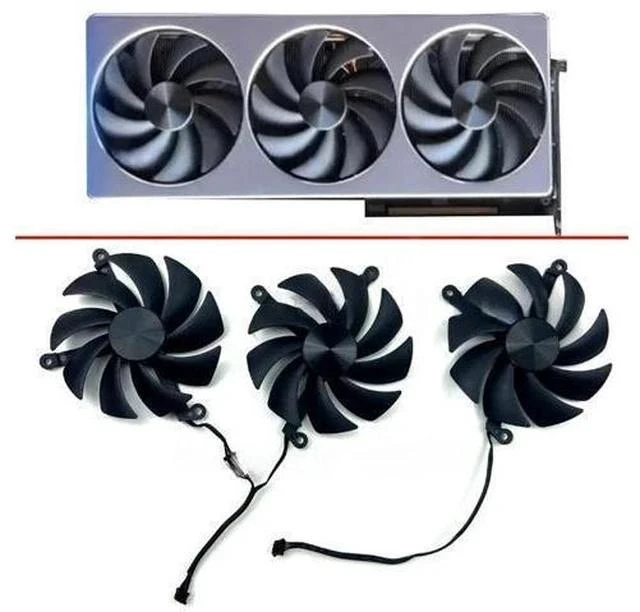 Main image of Fan 98MM 4PIN CF1015U12D 4090 GPU fan 12V 0.55A suitable for 4090 graphics card fan