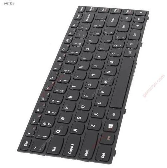 Alt view image 2 of 5 - US Keyboard for LENOVO G40-70 Flex 2 14 BLACK FRAME BLACK Without Foil