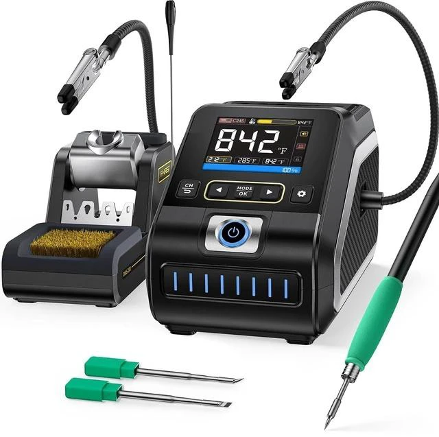 Main image of DWS-200 200W High Power Soldering Station Kit,2 Helping Hands