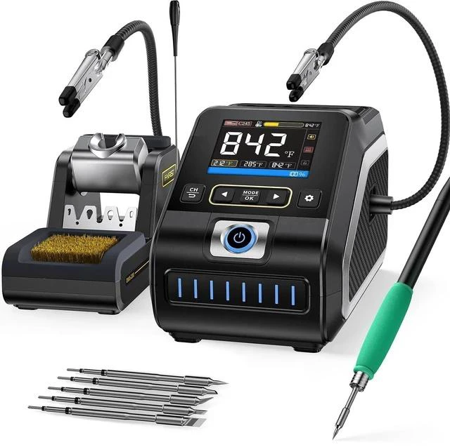 Main image of DWS-200 200W High Power Soldering Station Kit,2 Helping Hands