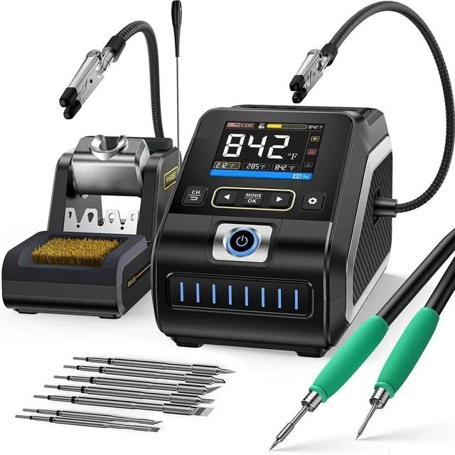 Main image of DWS-200 200W High Power Soldering Station Kit,2 Helping Hands