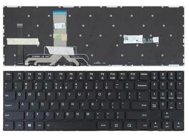 Main image of US Keyboard for Lenovo Legion Y720 BLACK Full Colorful Backlit 002L16F63LHE01