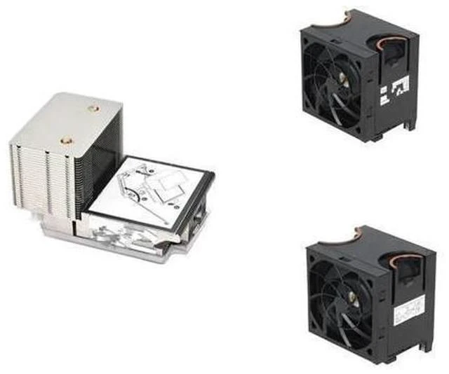 Main image of X3650 M5 X3650M5 V4 server heat sink heatsink 00KA517 00KC718 and 2 Cooling fan 00YE423 00MV921 00KC677 Cooler Fan