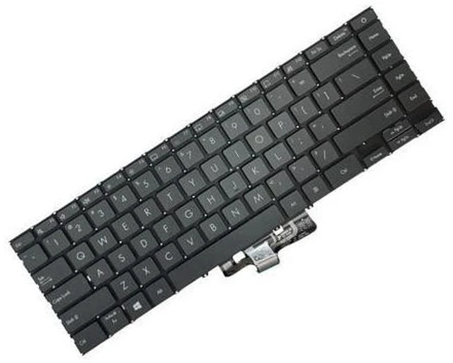 Alt view image 2 of 4 - Keyboard for ASUS Zenbook 14 Q408 Q408U Q408UG Q407 Q407I Q407IQ US Backlit