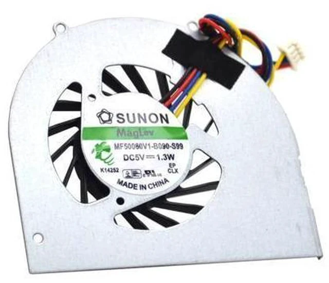 Alt view image 2 of 5 - New CPU Cooling Fan For Q120 Q150 MF50060V1-B090-S99 series laptop fan 100 pcs\/lot