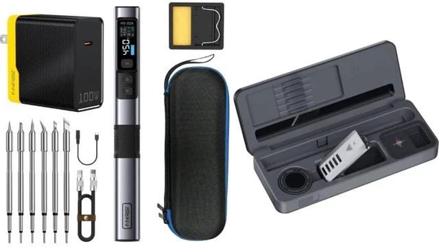 Main image of Bundle with HS-02A Soldering Iron Kit and Storage Box