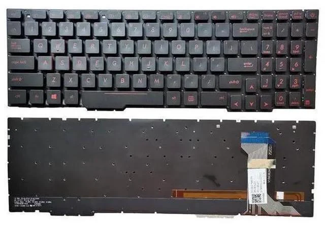 Main image of Laptop US Keyboard For ASUS ROG STRIX ZX53VD ZX53VE Black With Backlight