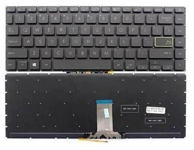 Main image of Laptop US Keyboard For ASUS K433EA K433FA With Backlit Without Frame Black
