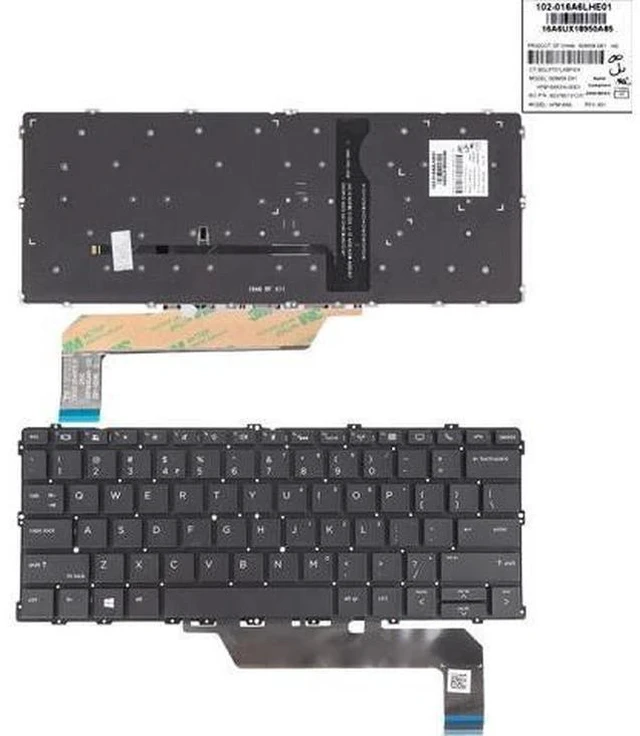 Main image of US Keyboard for ?HP EliteBook X360 1030 G2 BLACK Backlit FRAME 926608-D61