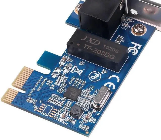 Alt view image 3 of 6 - PCIe Gigabit Network Card Realtek RTL8111E 1000Mbps Ethernet Adapter, PCI-E Desktop LAN NIC, 10/100/1000Mbps Wired Network Card for Home / Office