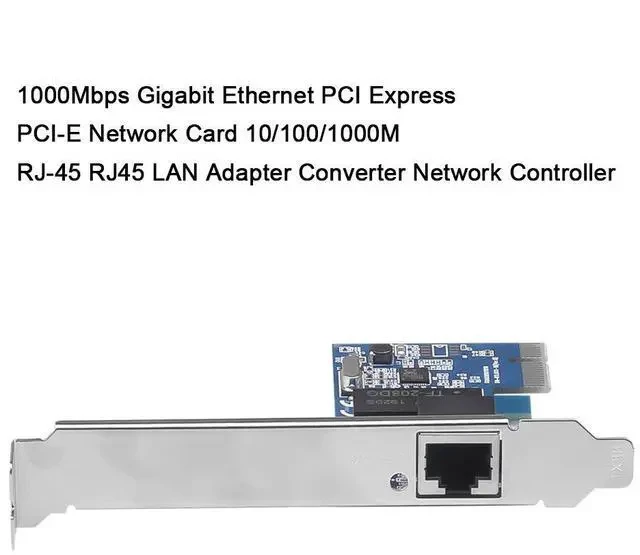 Alt view image 5 of 6 - PCIe Gigabit Network Card Realtek RTL8111E 1000Mbps Ethernet Adapter, PCI-E Desktop LAN NIC, 10/100/1000Mbps Wired Network Card for Home / Office