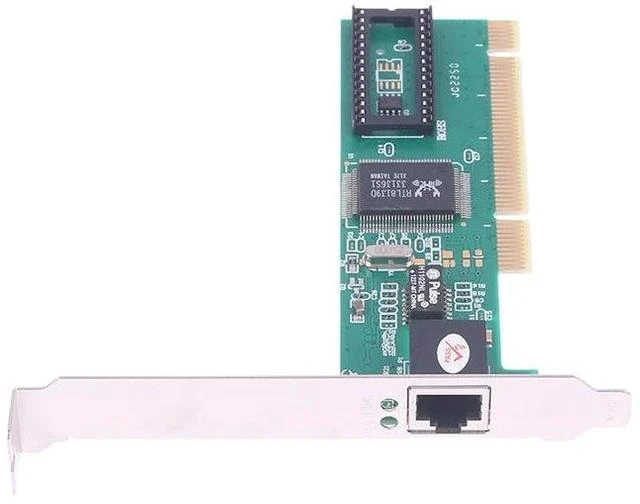 Alt view image 3 of 6 - 8139D PCI Fast Ethernet Network Card Realtek RTL8139D 100Mbps Wired Adapter, Driver-Free for Desktop PC, PCI LAN NIC for Windows / Linux