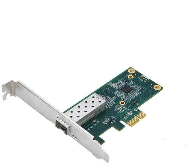 Alt view image 5 of 6 - PCIe Server Gigabit Fiber Network Card Intel I210, Single SFP Port, Supports Multi-Mode / Single-Mode, ESXi / Diskless Boot, for Desktop / Server