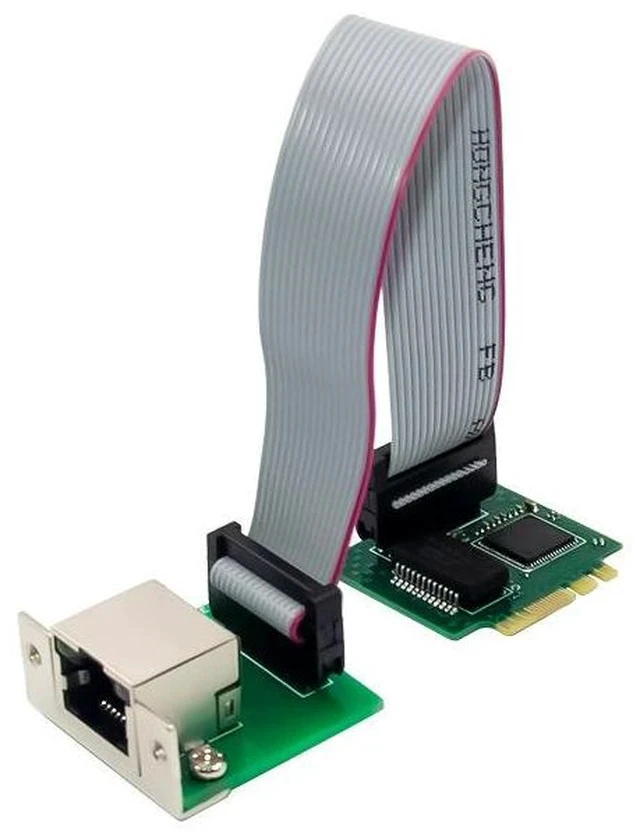 Alt view image 4 of 4 - M.2 A+E Key Gigabit Ethernet Network Card Single RJ45 Port, Intel I210AT Chipset, Server / Desktop / Industrial NIC Adapter
