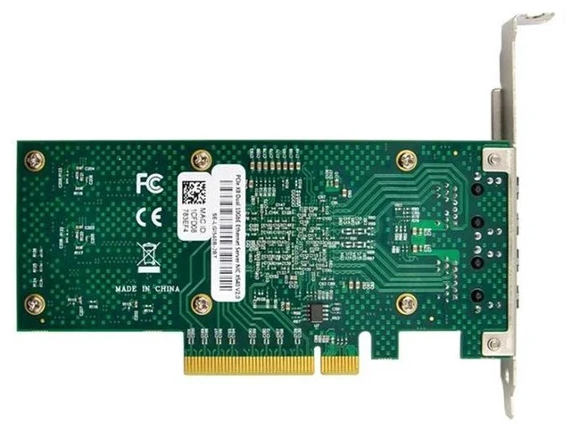 Alt view image 6 of 7 - PCIe 8X 10G Server Network Card Intel X540-T2, Dual Copper RJ45 Ports, 10GbE Ethernet Adapter for Machine Vision / Server / Data Center