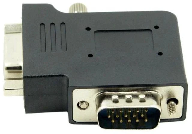 Alt view image 6 of 6 - 90 Degree VGA Male to Female Adapter, HDB15Pin Right Angle SVGA D-Sub Gender Changer for Monitor, Projector, Graphics Card