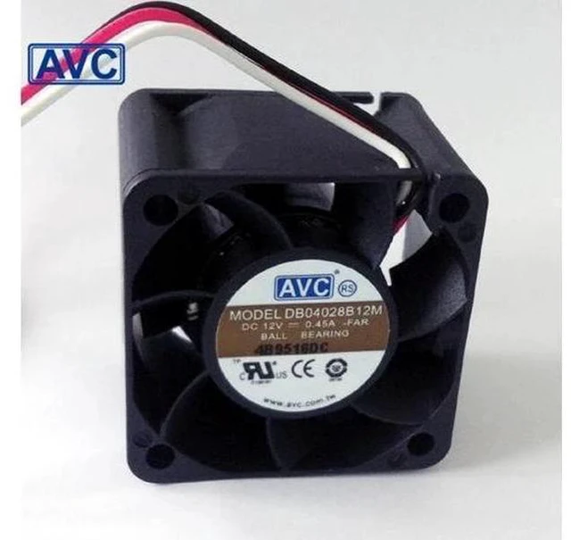 Main image of cooling fan DB04028B12M -FAR DC12V 0.45A Server Square Fan 3-wire 40x40x28mm 4cm 40 pcs/lot AVC