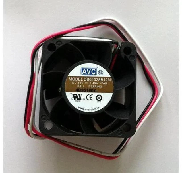 Alt view image 2 of 2 - cooling fan DB04028B12M -FAR DC12V 0.45A Server Square Fan 3-wire 40x40x28mm 4cm 40 pcs/lot AVC