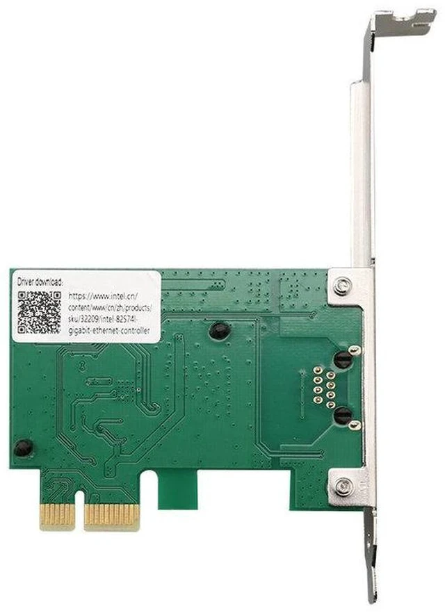 Alt view image 2 of 4 - PCIe x1 Gigabit Network Card 82574 / EXP19301CT, High-Speed Stable Wired Ethernet Adapter for Home / Office / School / Campus, PXE Boot Support