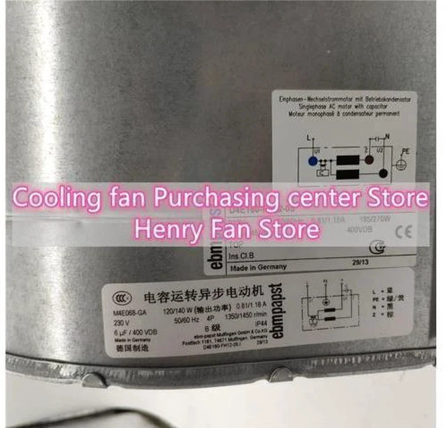 Alt view image 4 of 5 - new coolerair cooling fan D4E160-FH12-05 185W 230V AC centrifugal fan