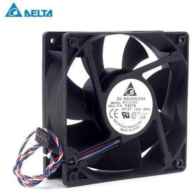 Main image of 40pcs AFC1212DE 12038 12cm 120mm DC 12V 1.6A pwm ball fan thermostat inverter server cooling fan