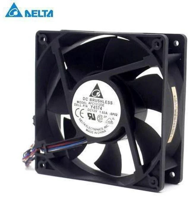 Alt view image 2 of 6 - 40pcs AFC1212DE 12038 12cm 120mm DC 12V 1.6A pwm ball fan thermostat inverter server cooling fan
