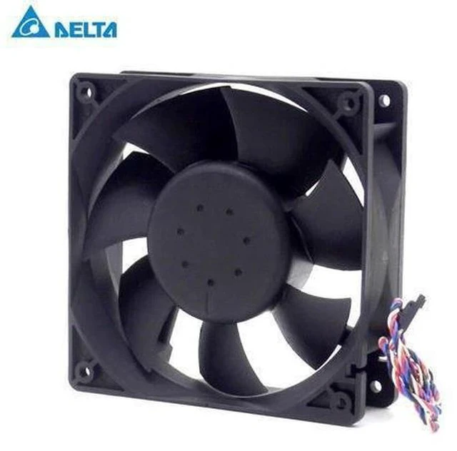 Alt view image 5 of 6 - 40pcs AFC1212DE 12038 12cm 120mm DC 12V 1.6A pwm ball fan thermostat inverter server cooling fan