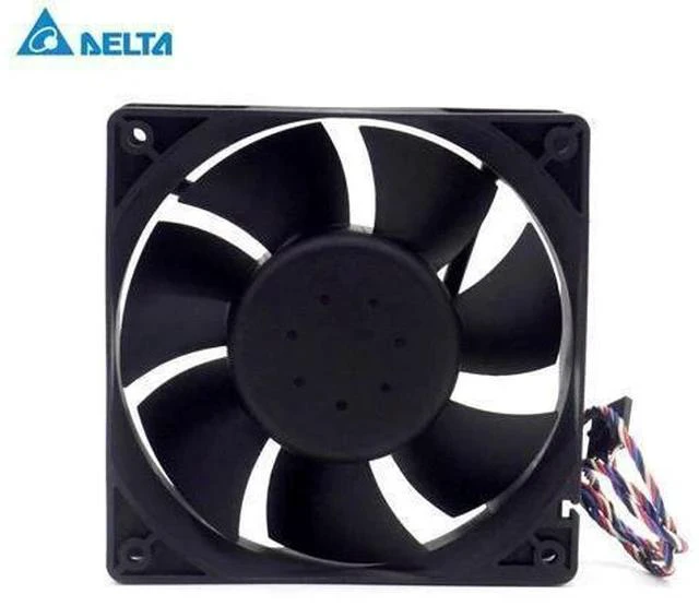 Alt view image 6 of 6 - 40pcs AFC1212DE 12038 12cm 120mm DC 12V 1.6A pwm ball fan thermostat inverter server cooling fan